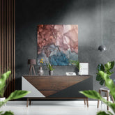 Marmoreal Brushed Aluminium Dibond Wall Art.